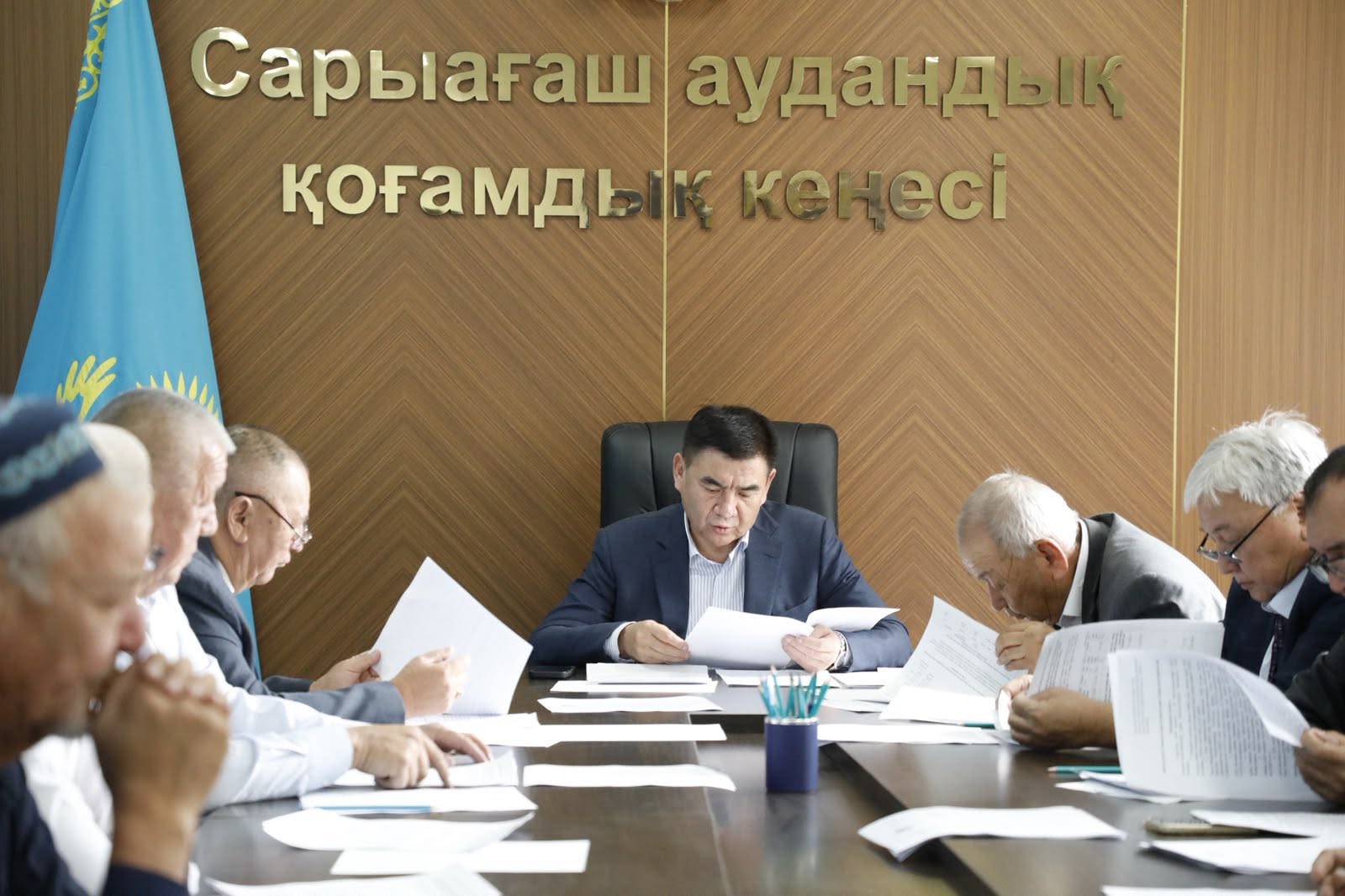Сарыағаш аудандық қоғамдық кеңесінің жалпы отырысы өтті.